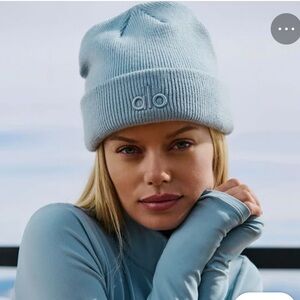 Celestial blue Alo beanie